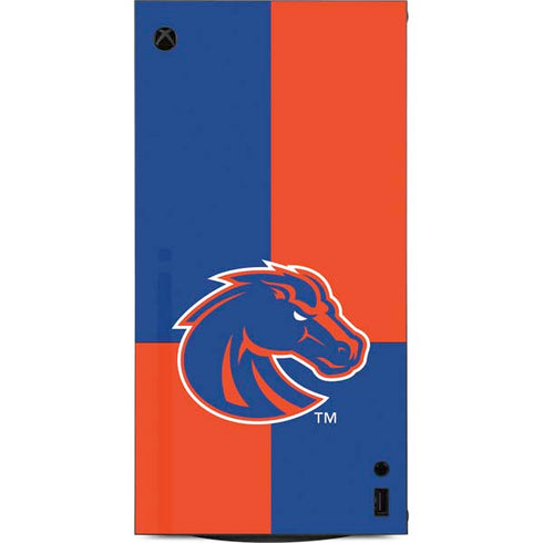 Boise State University Broncos Checkered XBox Series X Digital Edition Console Skin